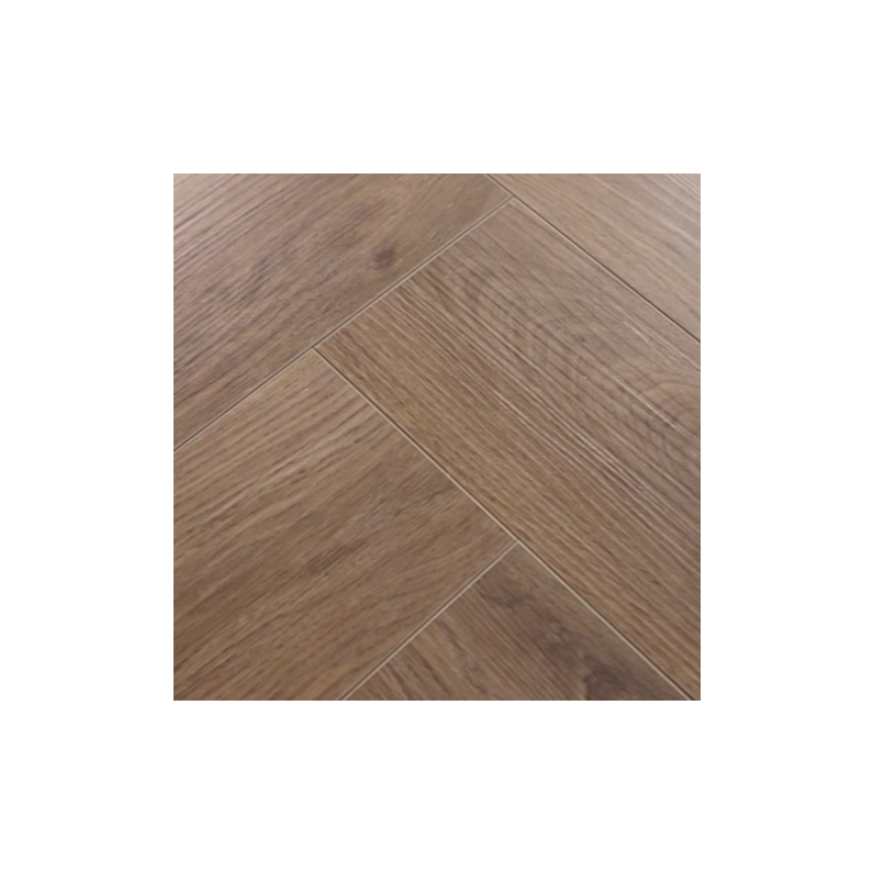 Belmont Oak SPC Vinyl Herringbone Uni-Drop Flooring 60x12.5cm
