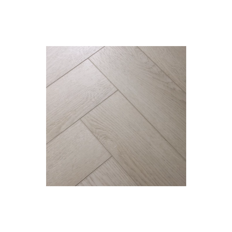 Carter Oak SPC Premium Vinyl Herringbone Uni-Drop Flooring 60x12.5cm