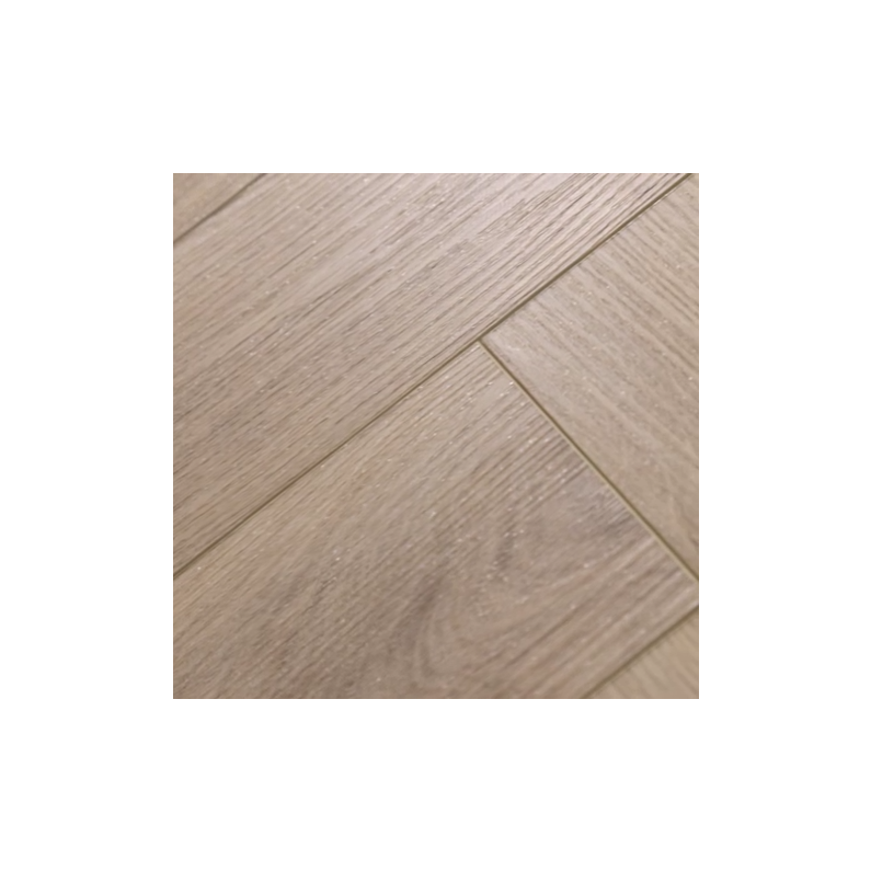 Clayton Oak SPC Premium Vinyl Herringbone Uni-Drop Flooring 60x12.5cm