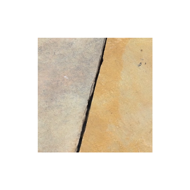Mint Sandstone Hand-Cut Calibrated Paving Slab 60x30x2.2cm