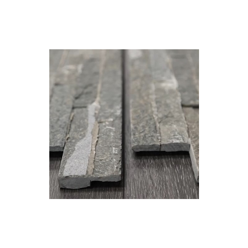 Thin Stone Cladding Grey 40x10cm
