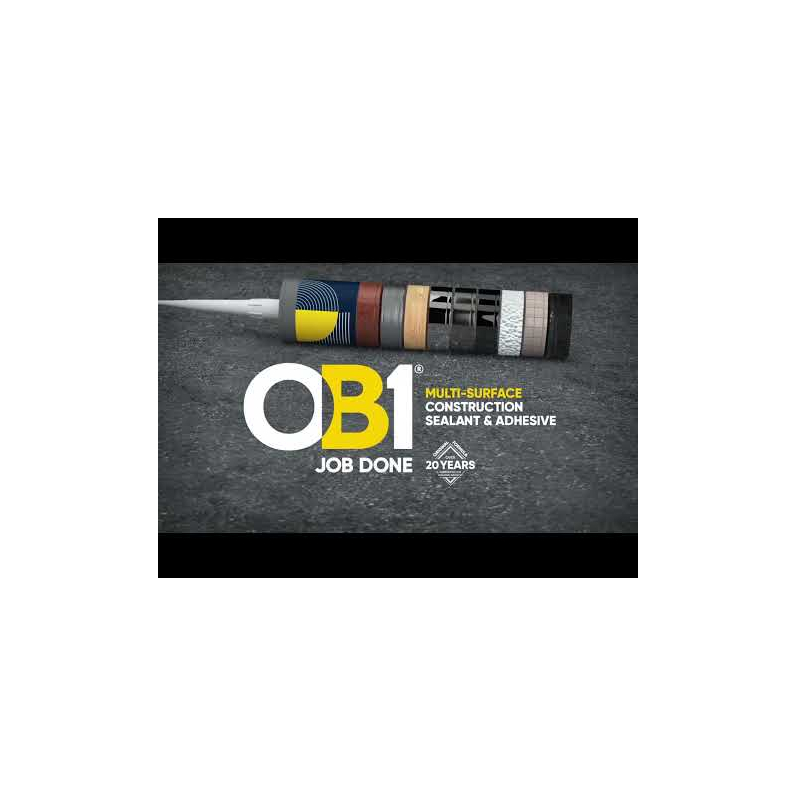 OB1 Multi-Surface Sealant & Adhesive Clear 290ml