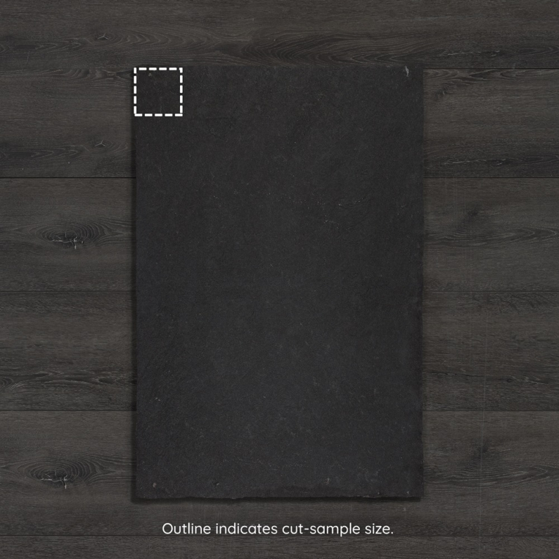 Black Limestone Paving Hand-Cut Natural 60x90x~3cm