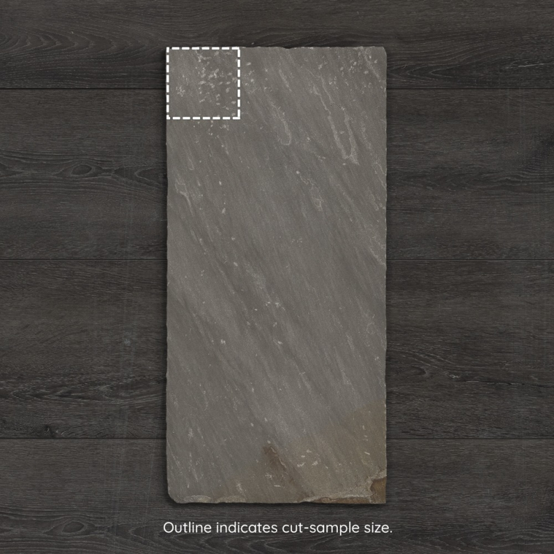 Kandla Grey Sandstone Paving Hand-Cut Calibrated 60x30x2.2cm