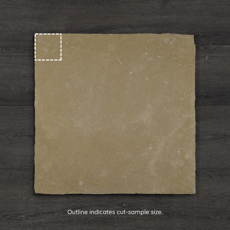 Kota Yellow Limestone Paving Hand-Cut, Calibrated, Natural 60x60x2.2cm