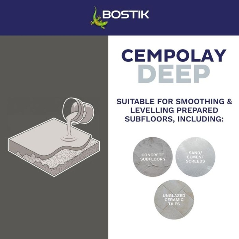 Bostik Cempolay Deep Self-Levelling Compound 20kg
