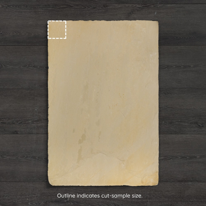 Mint Sandstone Paving Hand-Cut Calibrated 60x90x2.2cm