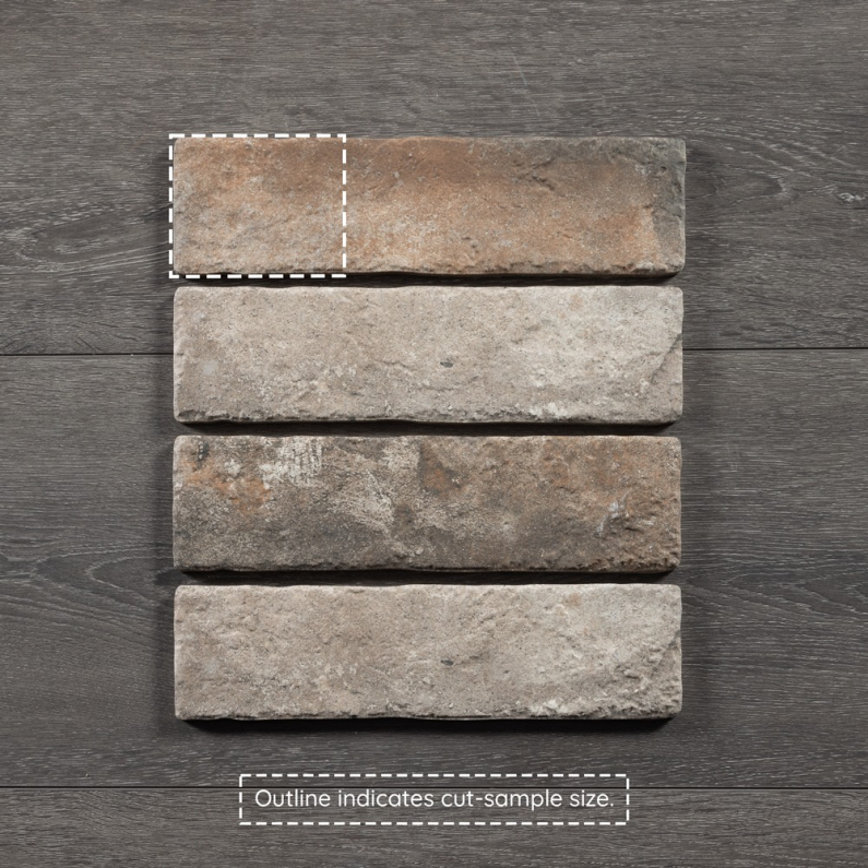 Jerica Brick Slip Mix Porcelain Tile 28x7.5cm