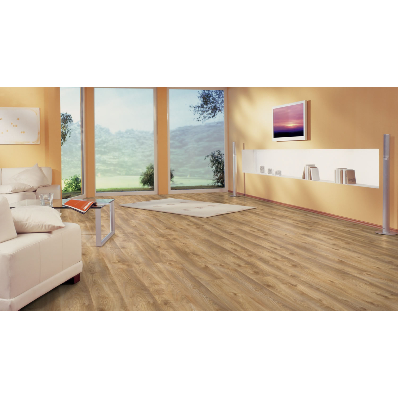 Laminate Flooring - 10mm Mammut Plus 4V AC5 Macro Oak Nature 185x24cm
