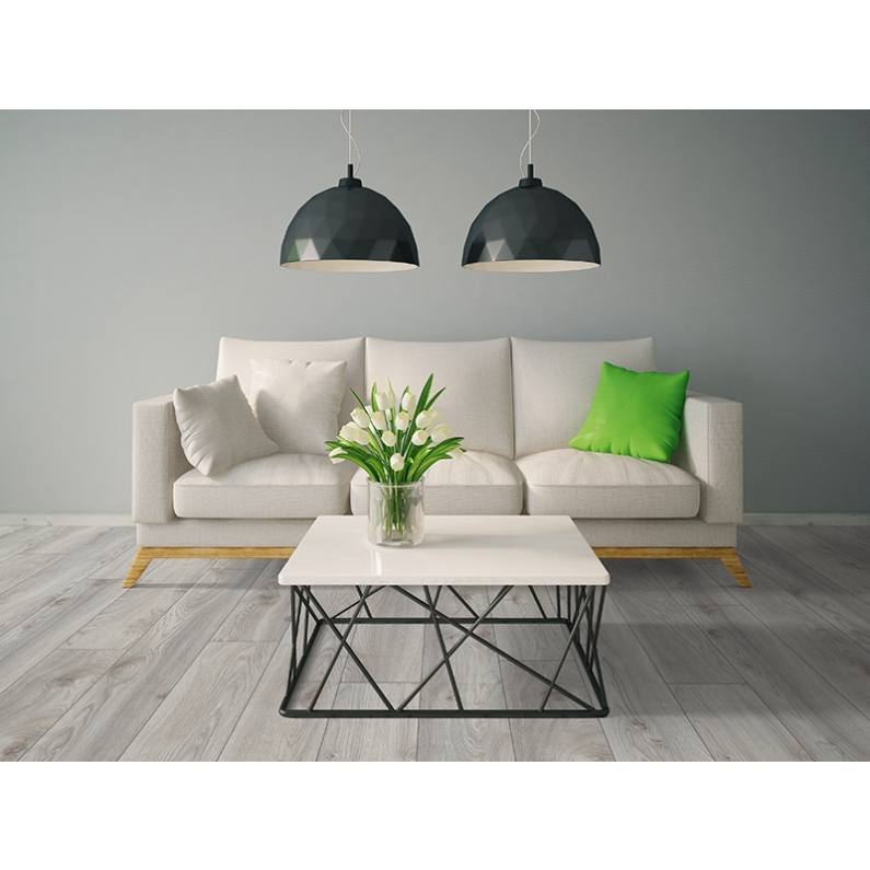 Laminate Flooring - 10mm Mammut Plus 4V AC5 Macro Oak White 185x24cm