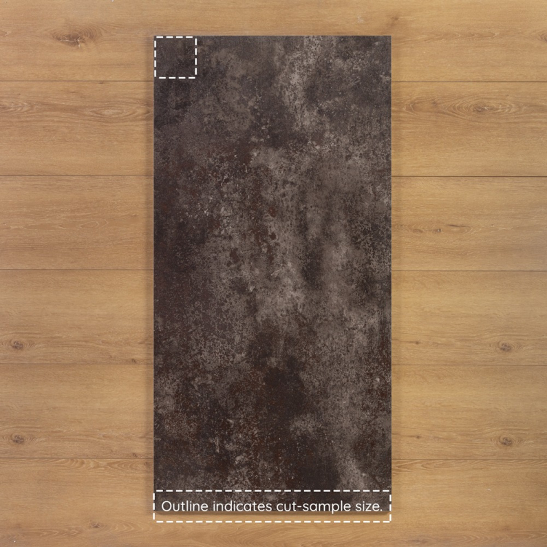 Milkyway Anthracite Grange Travertine-Effect Matt Tile 120x60cm