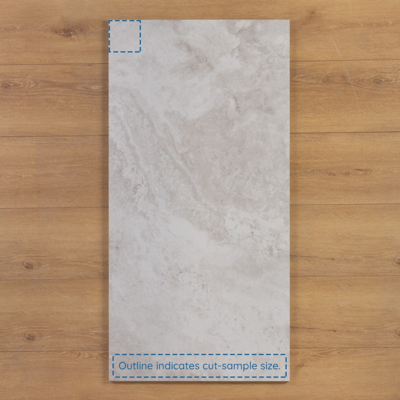 Dazzle Alabastrino Bianco Porcelain Semi-Polished Tile 120x60cm