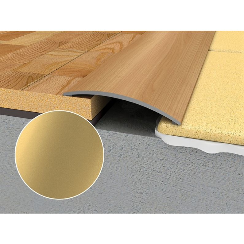 WRG2 38mm Reducer Adhesive Profile P2 Gold 900mm