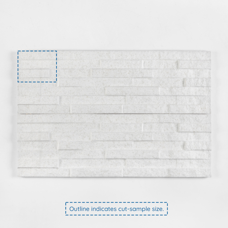 Brickstone White Porcelain Wall Tile 52x16cm