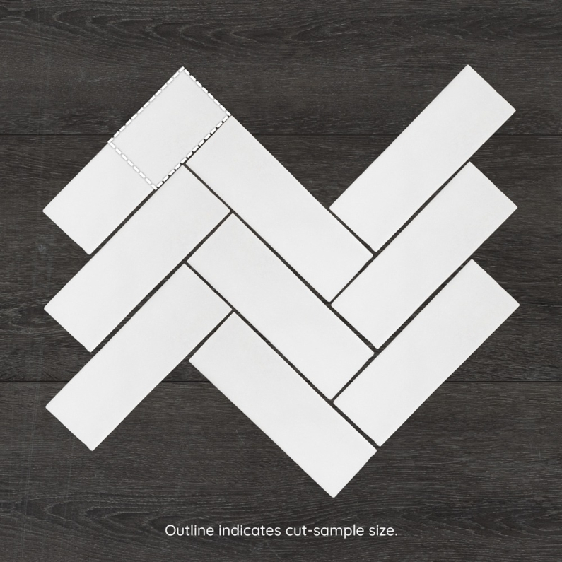 Metro Nolita Passion Blanco Gloss Porcelain Wall Tile 20x6.5cm