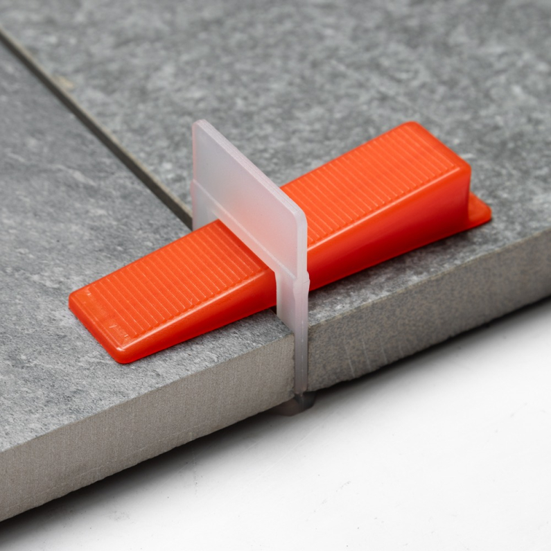 Alpha Tile Levelling Clip (Tile 10-24mm) - 3mm Grout Line (100pcs/Bag) Outdoor 20mm Porcelain