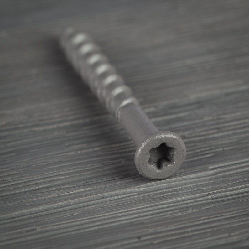 AlphaDeck Composite Coloured Screw M4x36 Antique Grey (50pcs)