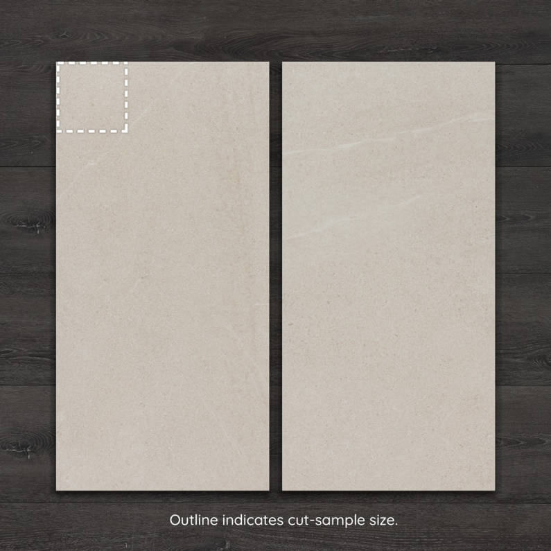 Bellevue Ivory Light Matt Ceramic Tile 60x30cm