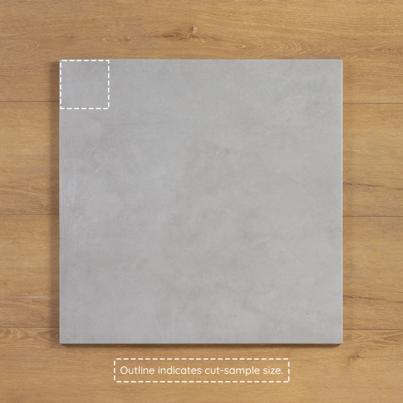 Elementi Grey Matt Porcelain Tile 60x60cm