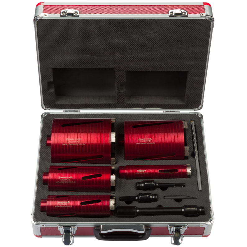 Concrete Drilling Kit Case Dry Cut