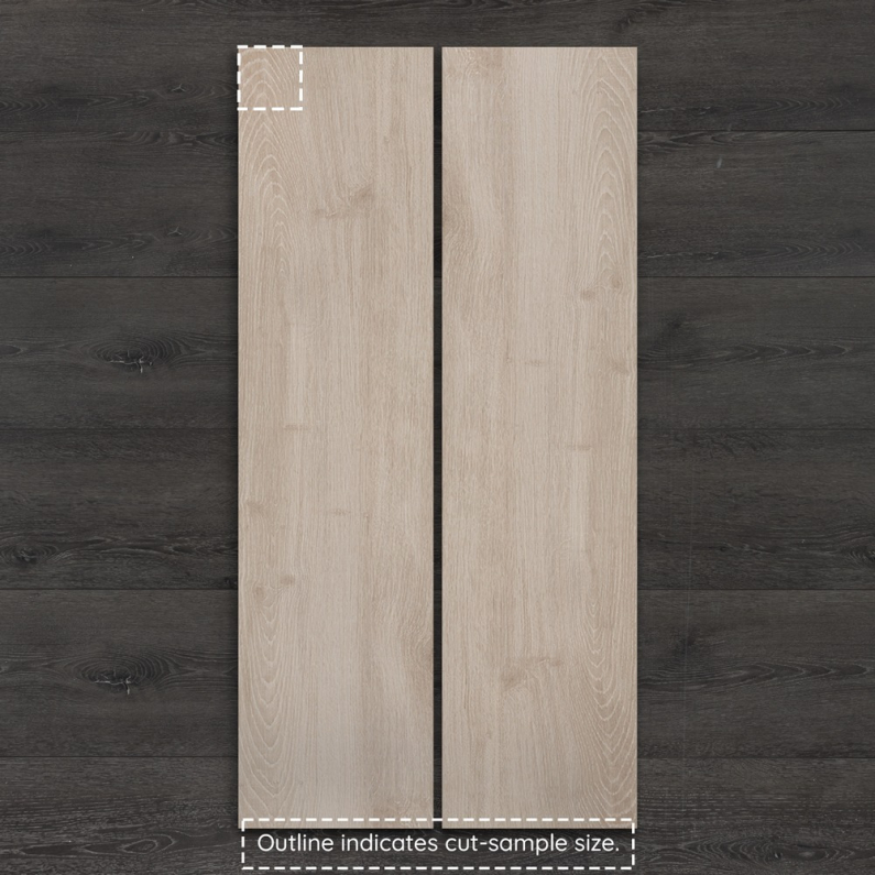 Outdoor Riverwood Pearl Wood-Effect Matt Porcelain Tile 120x30cm
