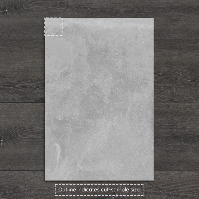Outdoor Lime Grey Limestone-Effect Matt Porcelain Tile 90x60cm
