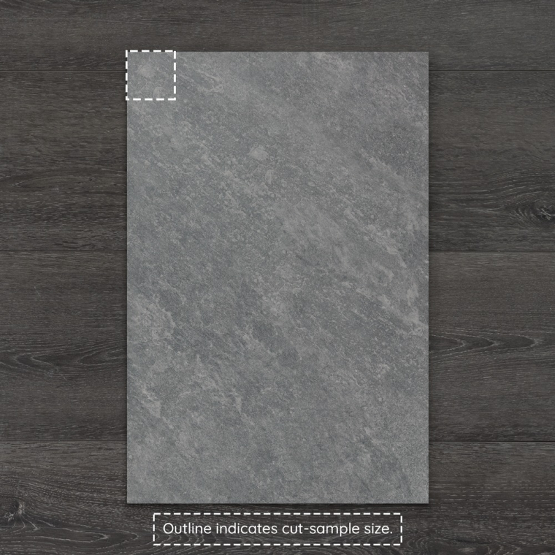 Outdoor Solas Grey Limestone-Effect Matt Porcelain Tile 90x60cm