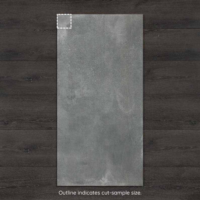 Outdoor Howth Grey Limestone-Effect Matt Porcelain Tile 120x60cm