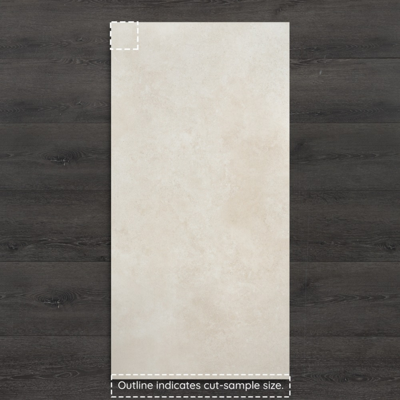 Outdoor Venus White Limestone-Effect Matt Porcelain Tile 120x60cm