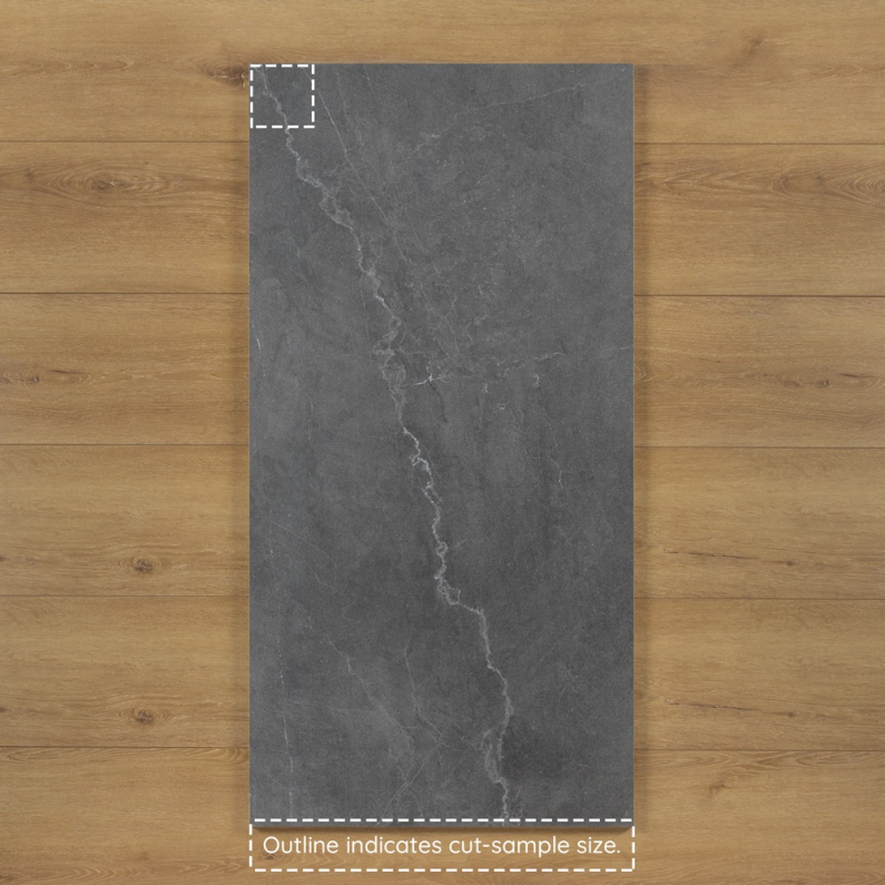 Soho Grey Limestone-Effect Matt Porcelain Tile 120x60cm