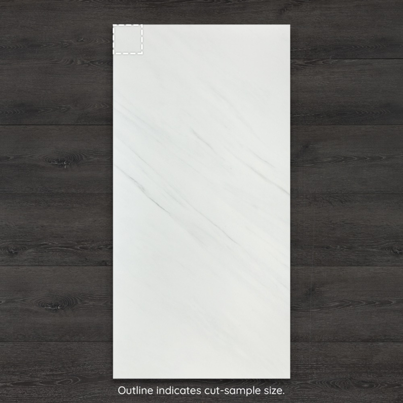 Lasa Grey Marble-Effect Matt Porcelain Tile 120x60cm