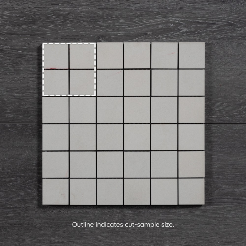 Lunar Bianco Matt Porcelain Mosaic 29.8x29.8cm