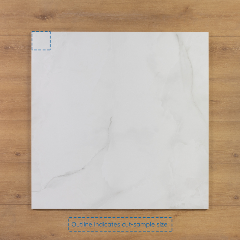 Onyx Fantastico Marble-Effect Satin Matt Porcelain Tile 100x100cm