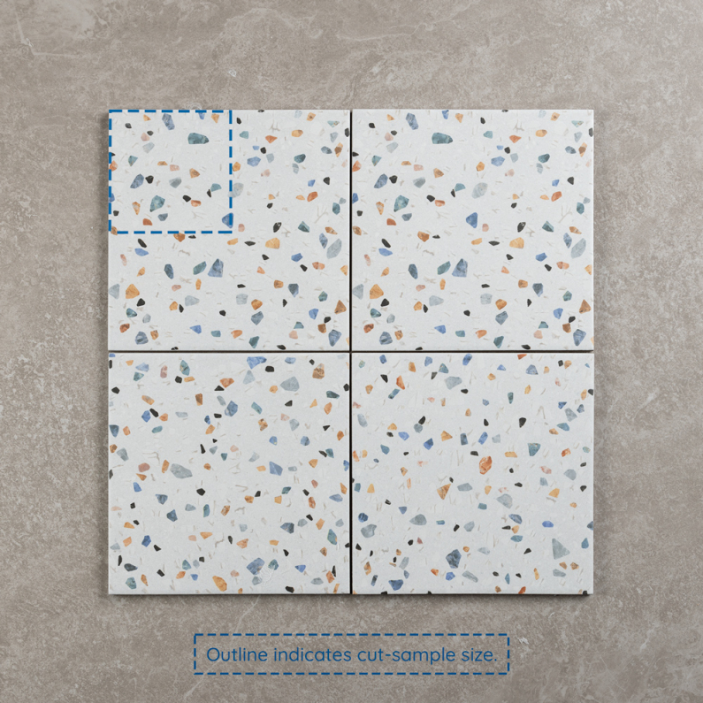 Tutti Frutti Terrazzo-Effect Matt Porcelain Tile 20x20cm
