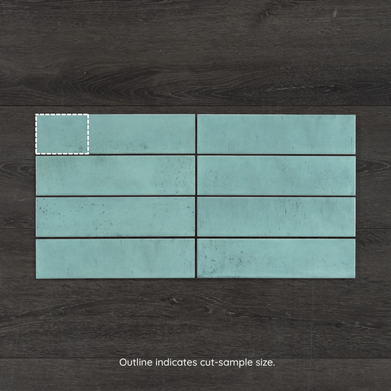 Metro Vibe Aqua Metro Gloss Wall Tile 30x7.5cm