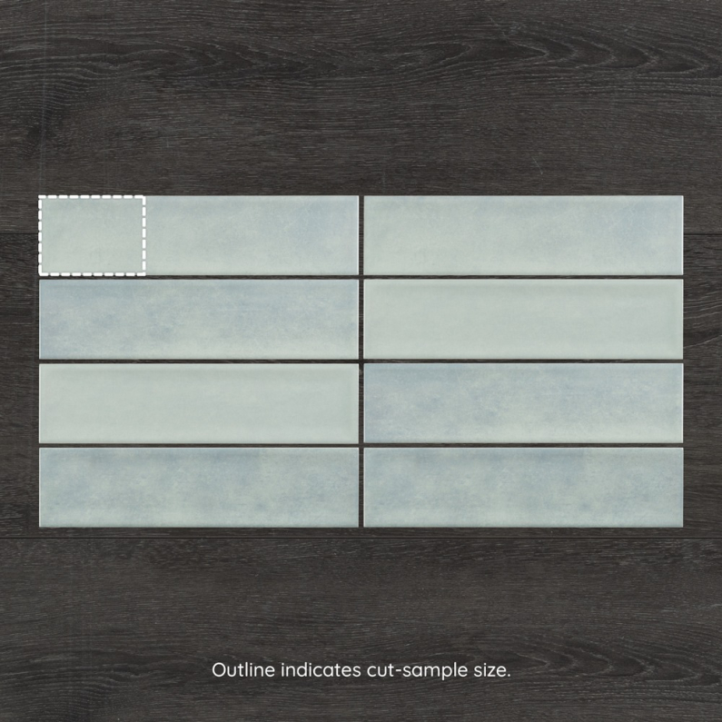 Nara Glass Gloss Ceramic Wall Tile 30x7.5cm