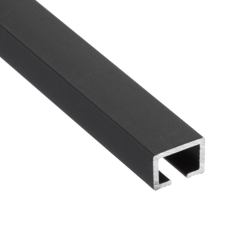 7mm Black Matt Listello Tile Trim 2.4m