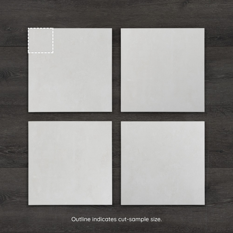 Brighton Base White Matt Porcelain Tile 33.3x33.3cm