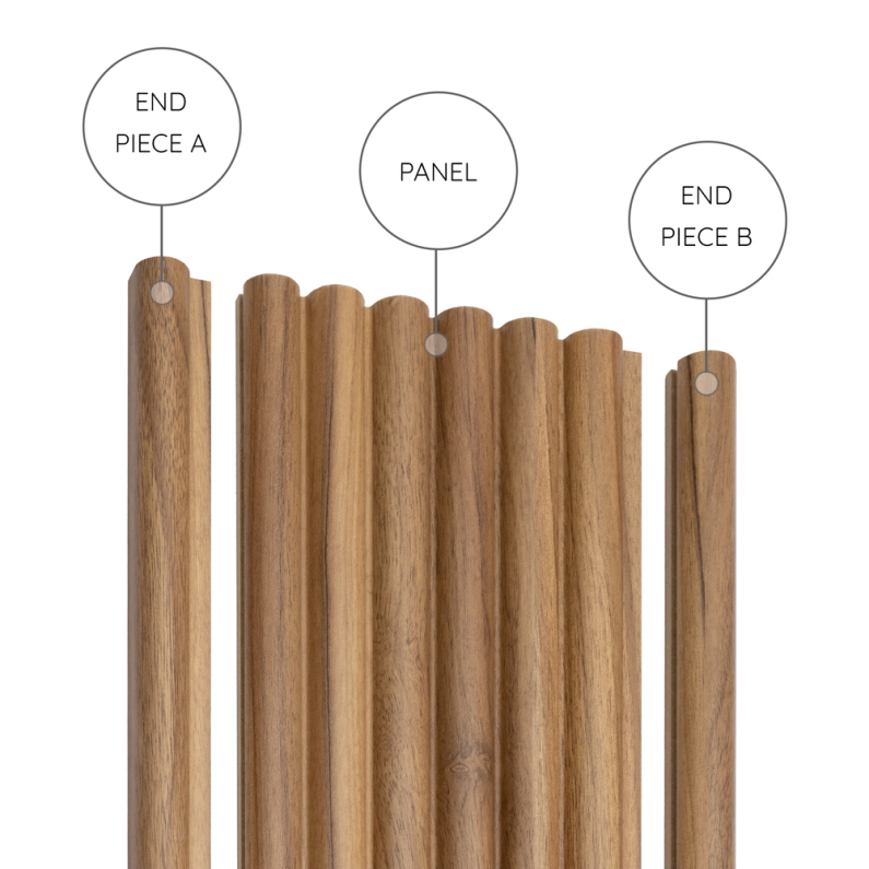 18mm Woodlux Bamboo-Effect Oak End Piece B 275x2cm