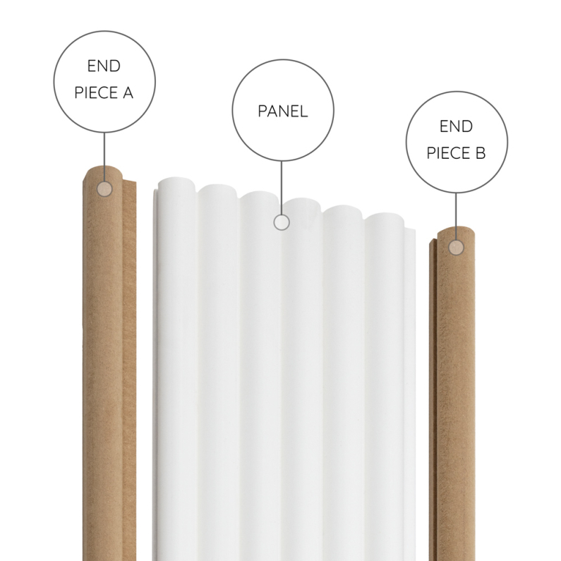 18mm Woodlux Bamboo-Effect Wall Panel Paintable 275x15cm