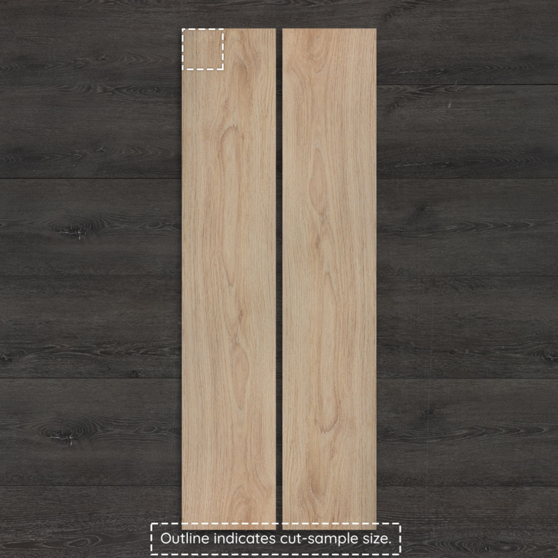 Origen Natural Wood-Effect Matt Porcelain Tile 120x23cm
