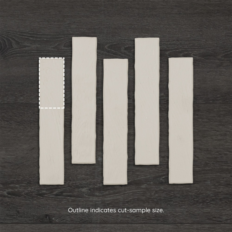 Metro Ainsa Greige Matt Porcelain Tile 25x5cm
