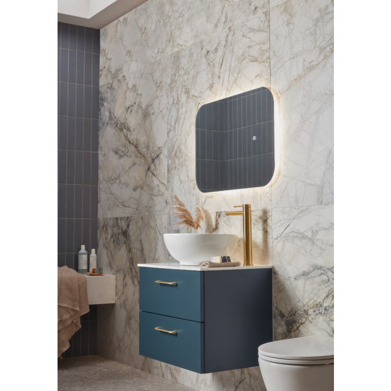 Portal Touch Illuminated Rectangular Mirror  60x80cm