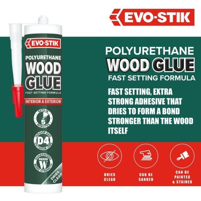 Evo-Stik Polyurethane Wood Adhesive 310ml