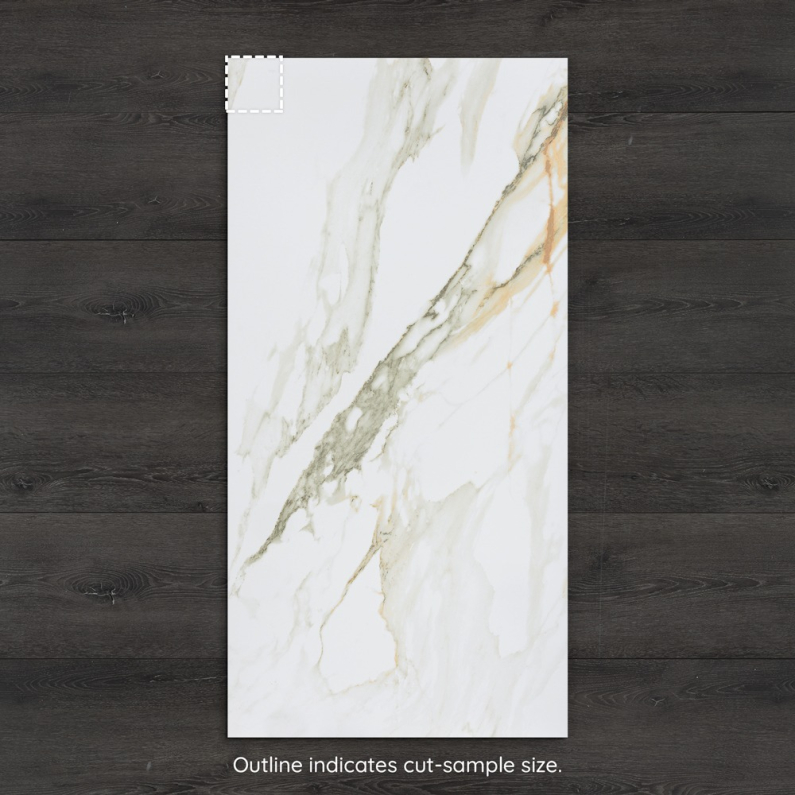 Marmo Verde Marble-Effect Matt Porcelain Tile 120x60cm