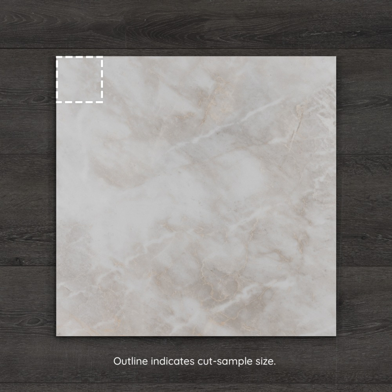 Silver Angel Onyx-Effect Matt Porcelain Tile 60x60cm