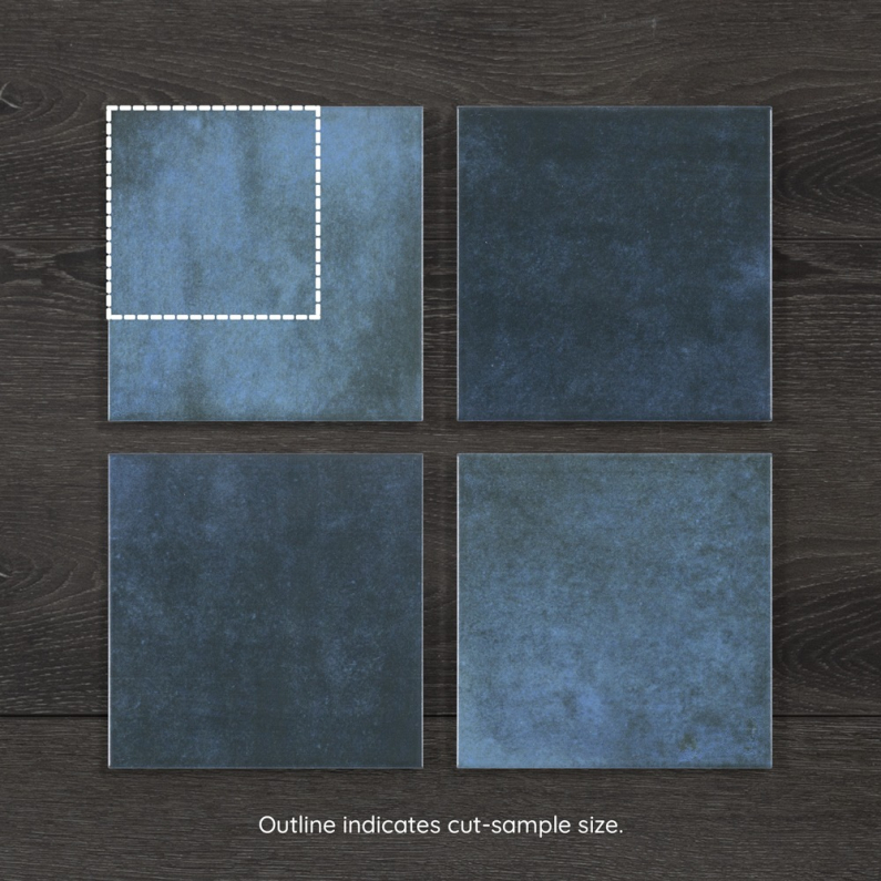 Earth Atlantic Concrete-Effect Matt Ceramic 15x15cm
