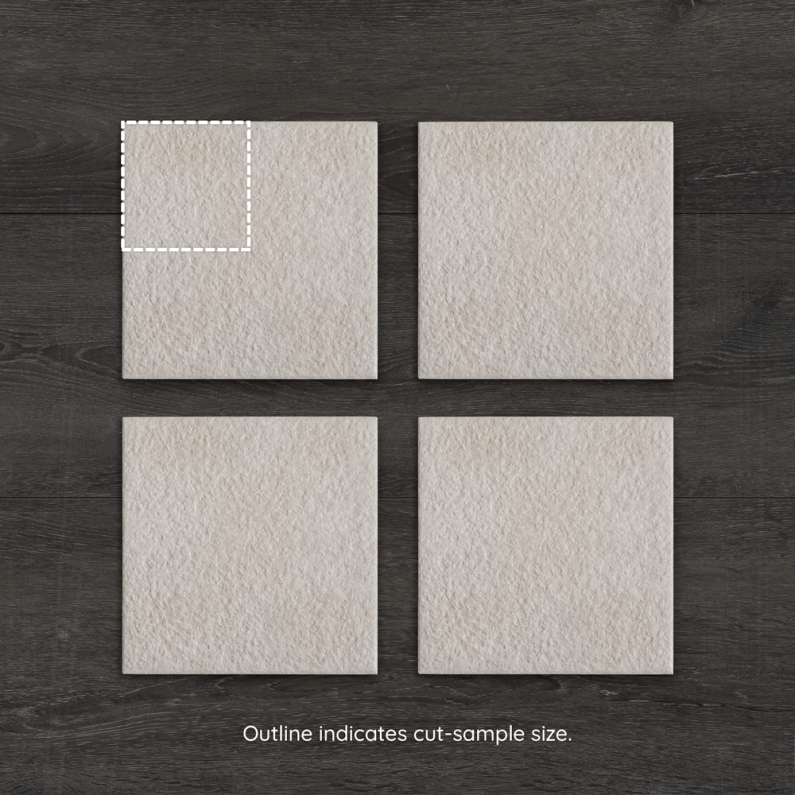 Outdoor Porcelain Cobble Pierre Dot Sand Tile 20x20cm