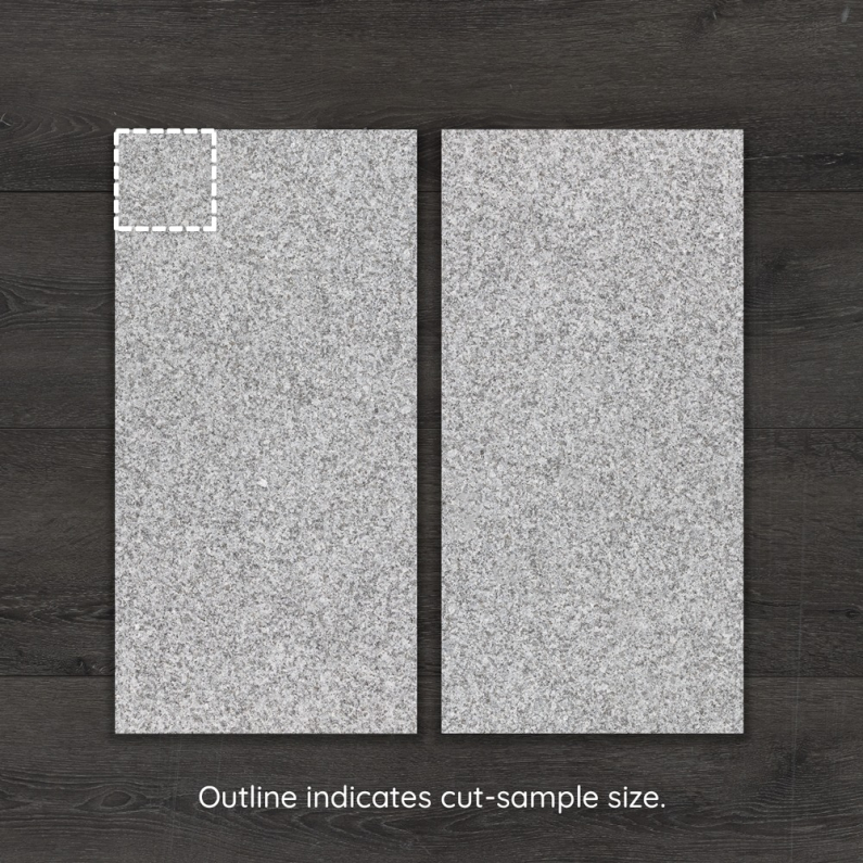 Luxor Grey Granite Sawn-Cut Flamed Paving Slab 60x30cm