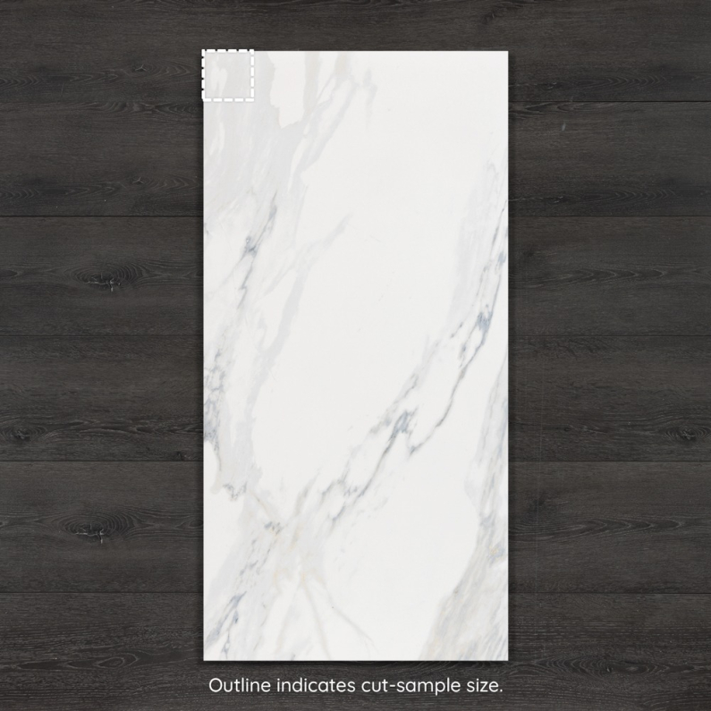 Marmo Azul Marble-Effect Matt Porcelain Tile 120x60cm